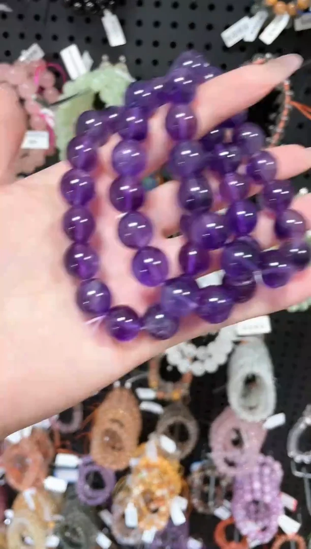 【闪购商品】水晶手链未镶嵌35紫水