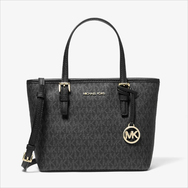 MICHAEL KORS/迈克高仕Jet Set系列黑金 单肩 手提 托特 斜挎包