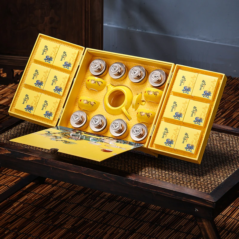 御品豪茗小种大红袍礼盒装新茶浓香型年货送长辈高档礼盒装