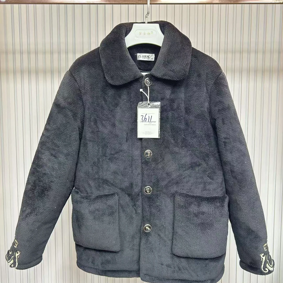 3611冬季睡衣套装男款加绒加厚时尚保暖可外穿