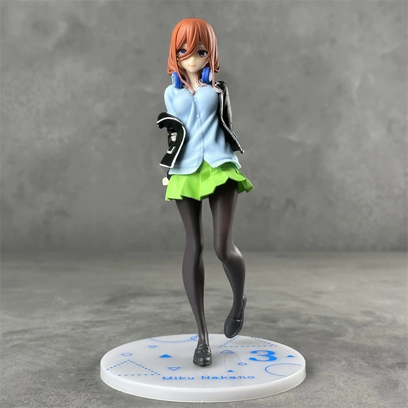五等分的花嫁 中野三玖 站姿制服校服景品美少女动漫手办摆件