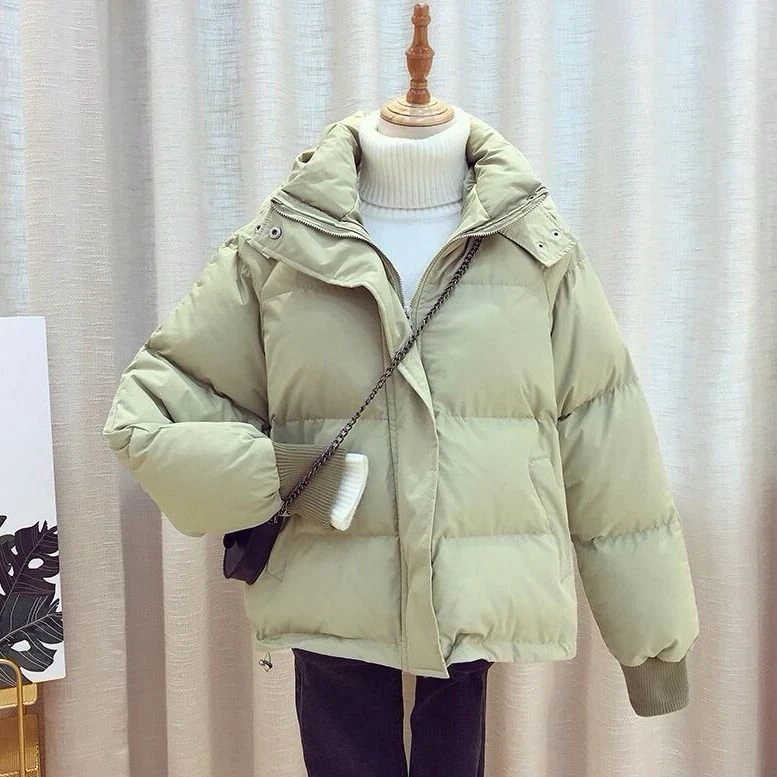 23新款羽绒服2023新款棉衣女潮短款款冬装女士ins面包服冬