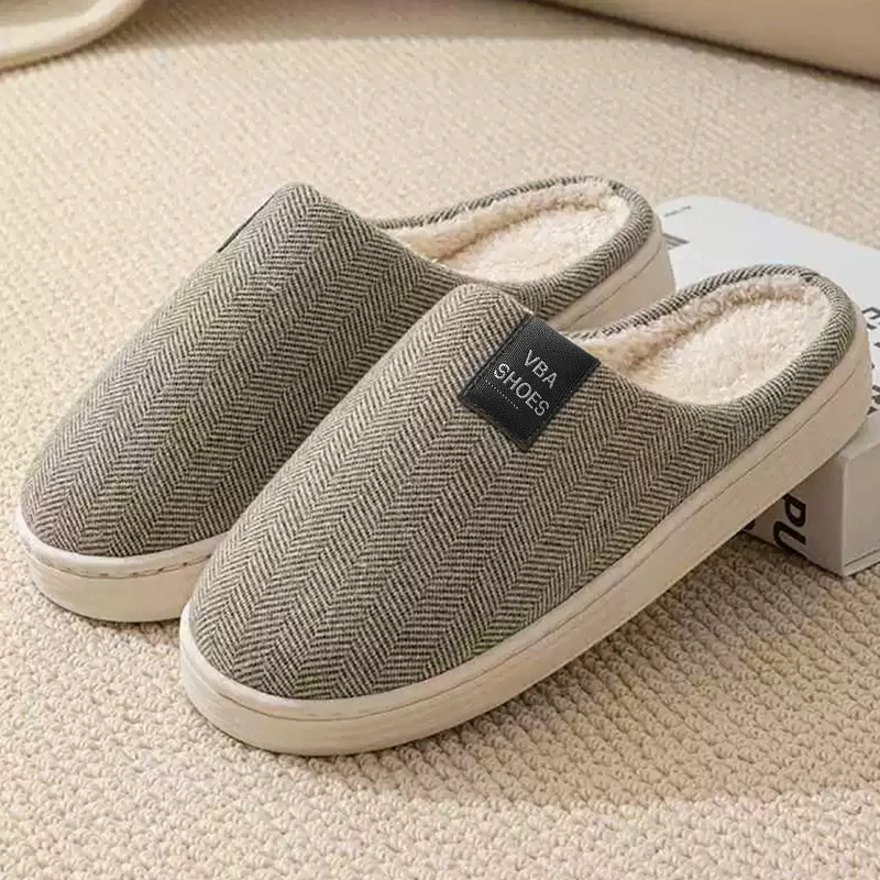 A  MT01 男女同款秋冬加厚保暖拖鞋EVA鞋底柔软舒适居家休闲拖鞋