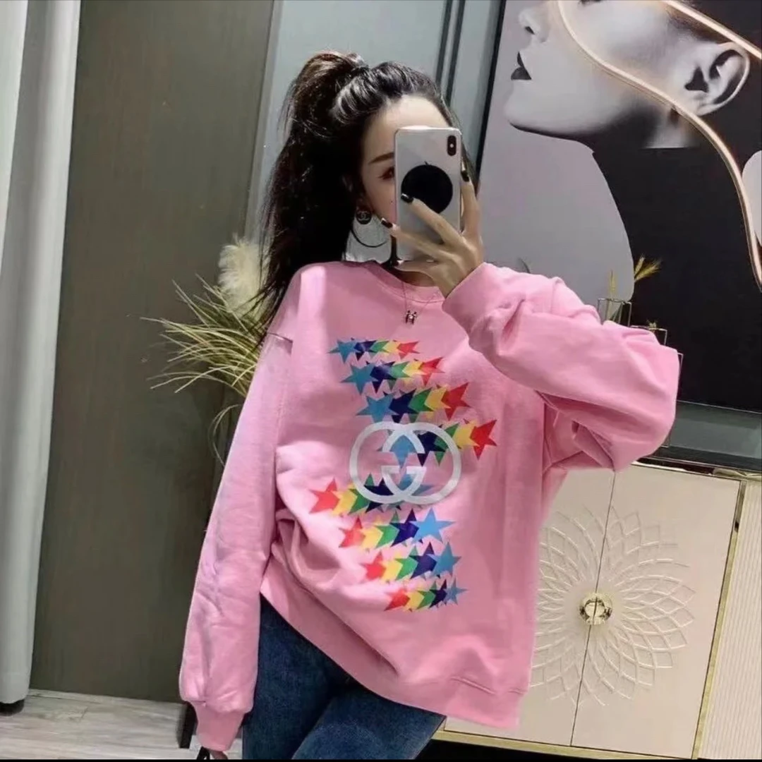 全新未使用 GUCCI/古驰 Gucci 闪电星星印花卫衣/XS-XL码