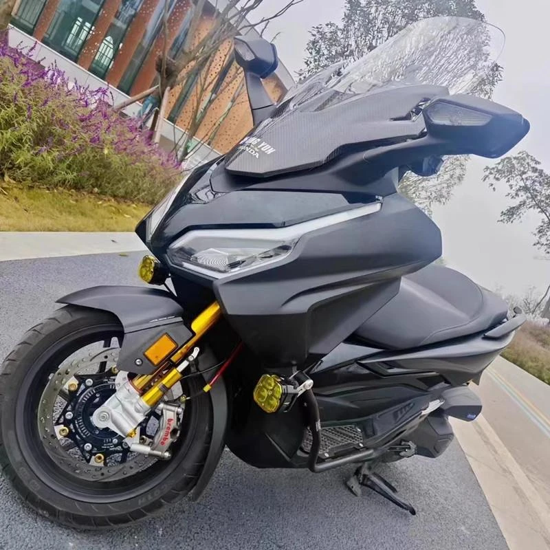 英本凌云适用本田佛沙350摩托车 NSS350改装倒置前减震减震避震