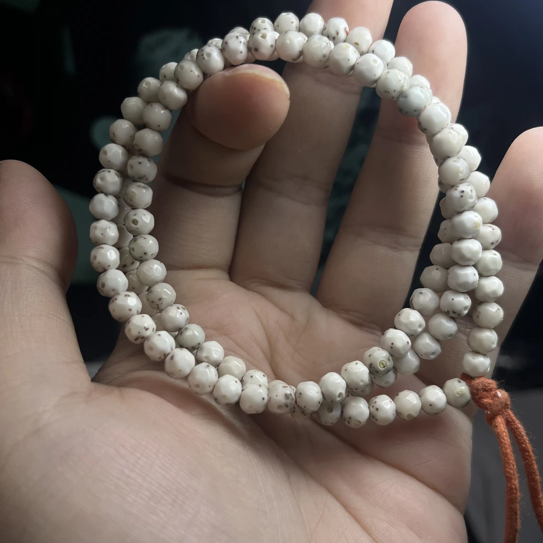 银标5.7一线天留玉化小胖墩星月菩提手串S5.7PD-4