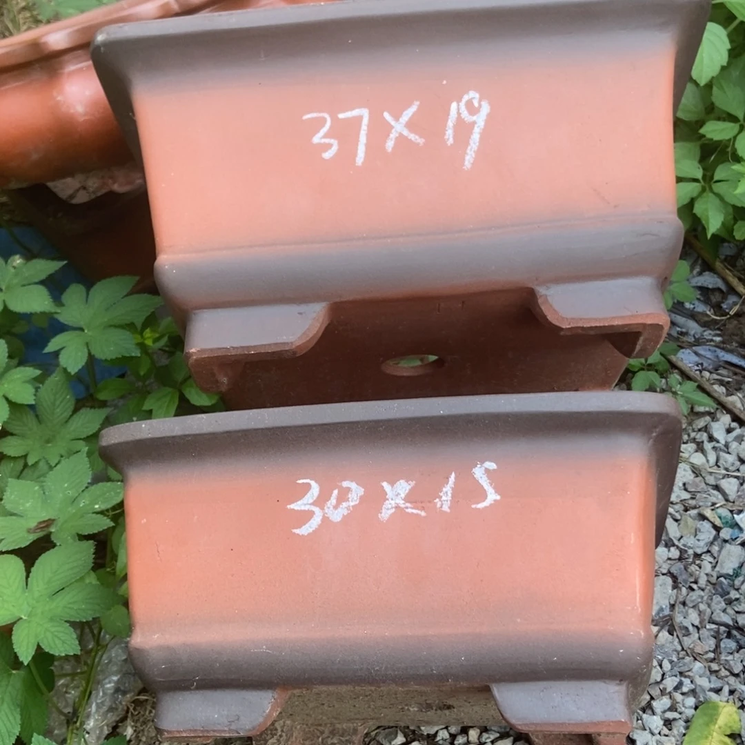 紫砂20CM以下方盆一套两只