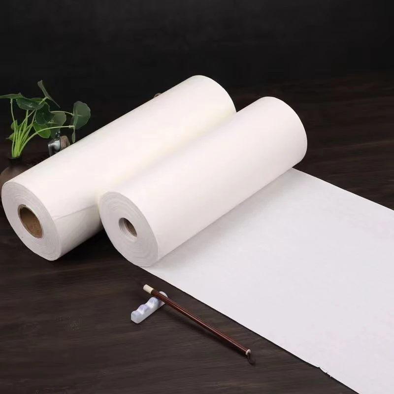 【讲师同款】加厚宣纸长卷白色35cm100米生宣百米长卷