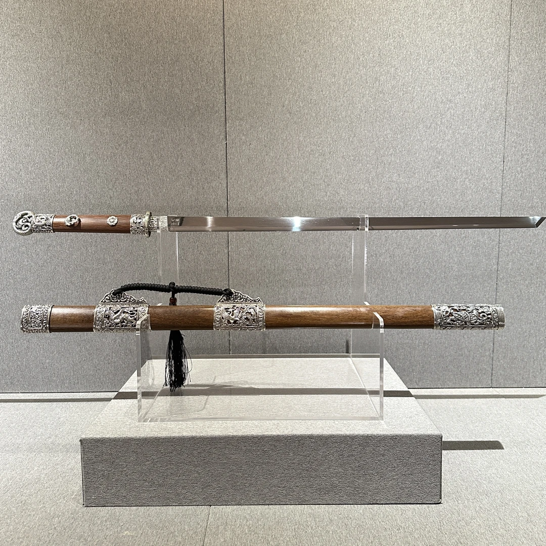 新款两千余层白铜直刃四圣环首刀正武堂龙泉刀剑冷兵器未开刃