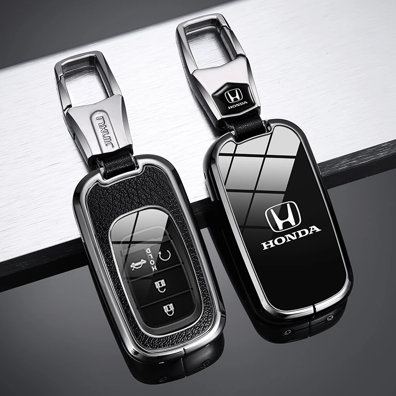 适用本田钥匙套雅阁CRV思域xrv缤智皓影凌派英诗派冠道车男壳扣包