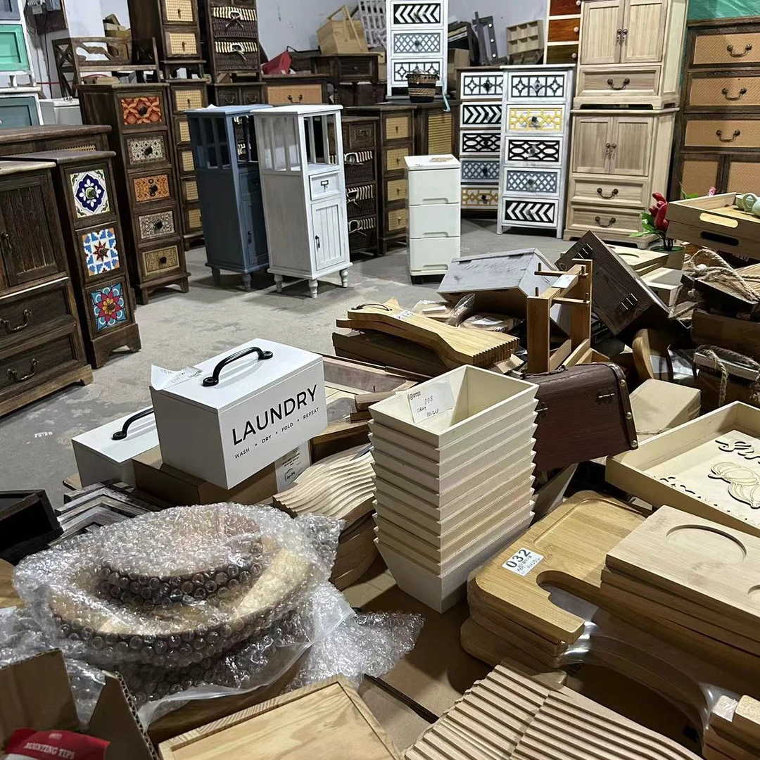 孤品木盒草编收纳盒编织篮客厅（NO退NO换默认瑕疵完美 者慎拍）