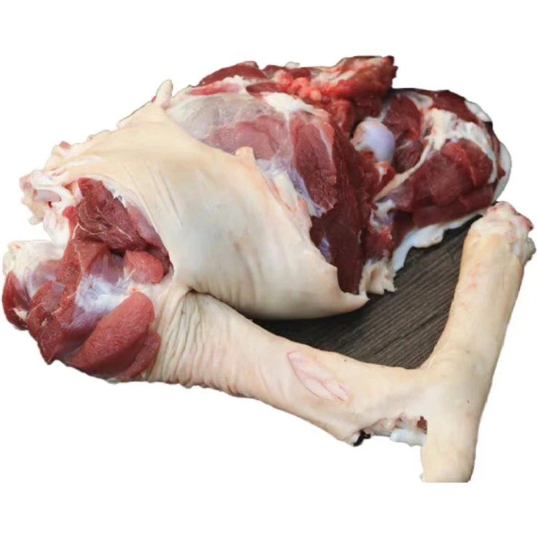 现称新鲜火烧皮,带皮（羊腿）