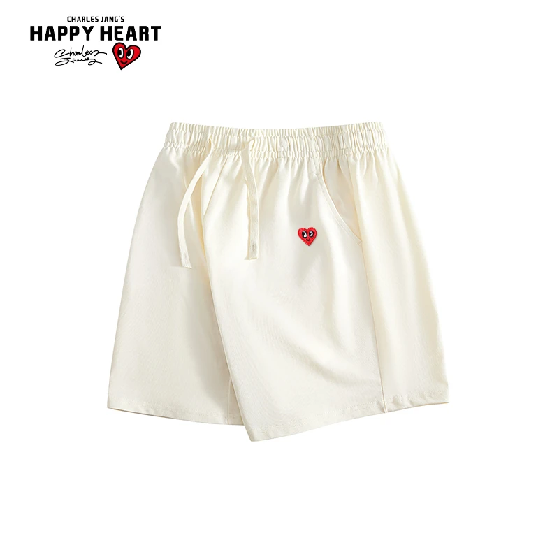 【童装】查尔斯桃心  童装休闲裤运动时尚百搭夏季宽松儿童短裤Y