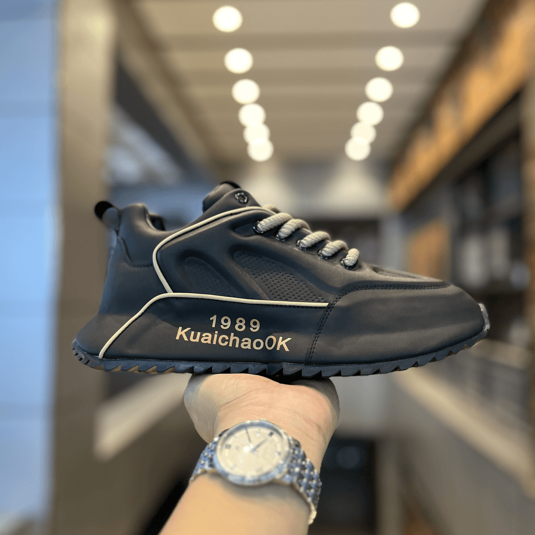 2024春季新款男鞋潮流厚底阿甘鞋潮流百搭男士时尚运动休闲鞋舒适