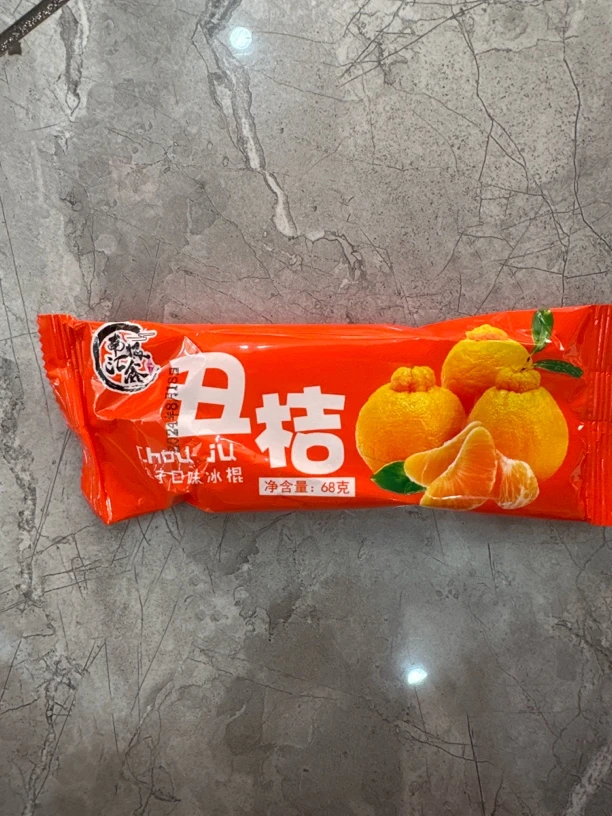 南极丑橘橘子口味雪糕68克