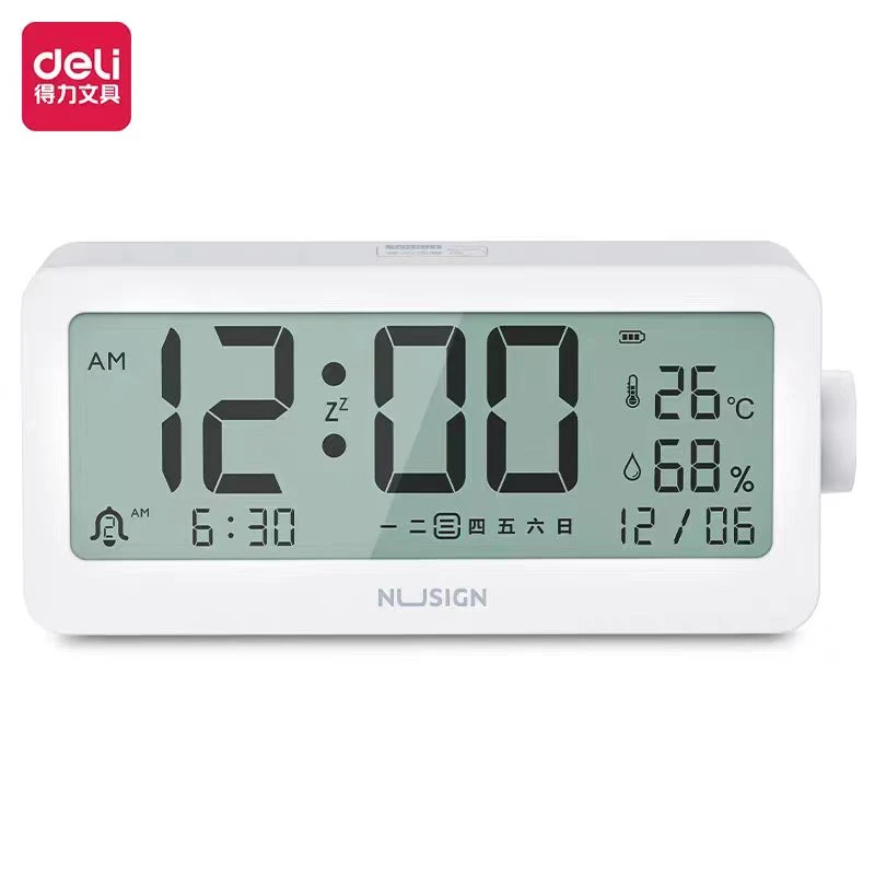 得力NS884电子蓝牙闹钟（礼盒）