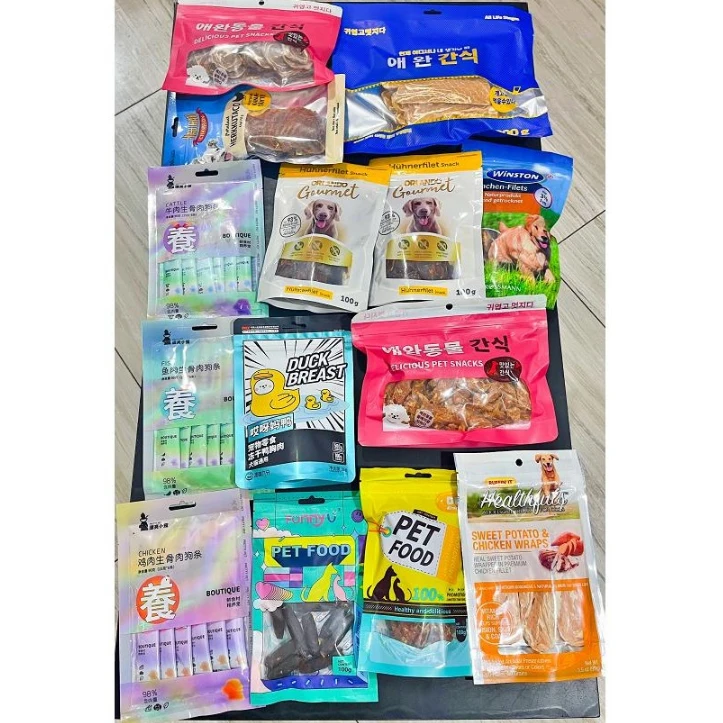 【年年家】狗狗猫咪肉肉罐头肉干零食组合大礼包