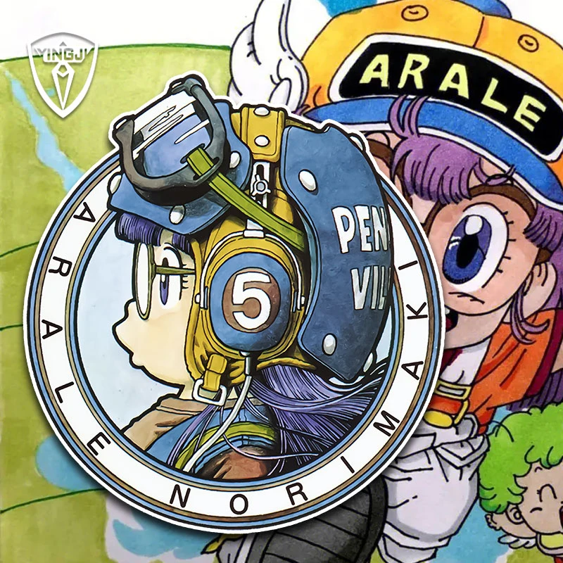 阿拉蕾可爱卡通女孩反光车贴电动摩托车身贴后窗玻璃贴