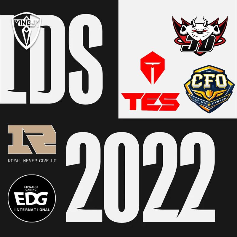 S12全球总决赛EDG联盟RNG中国JDG反光车贴装饰贴纸