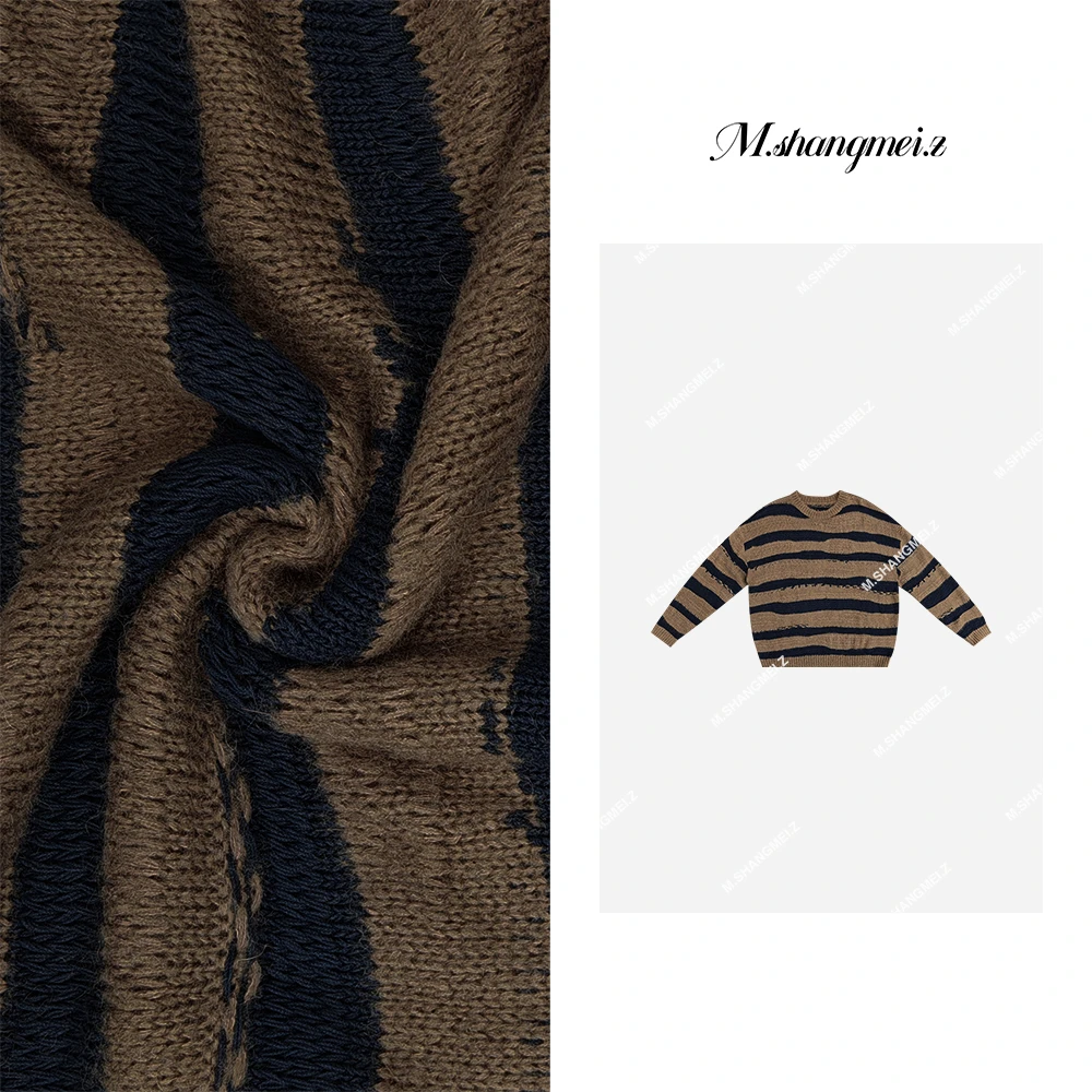 M.SHANGMEI.Z/沐熙【加菲猫】美大哥针织时尚休闲百搭毛衣X080745