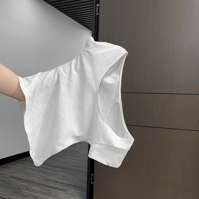 爱雅者低领露锁骨短袖t恤女2025夏季修身多巴胺145小个子精致上衣