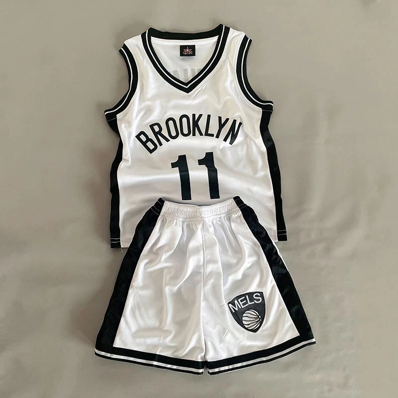 儿童篮球服篮网11号欧文球衣杜兰特夏季运动套装速干衣训练服定制