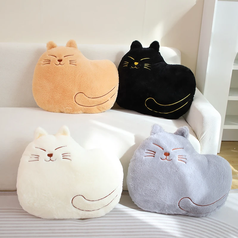 可爱猫咪玩偶沙发办公室椅子腰靠垫背枕头学生神器午睡觉抱枕女生