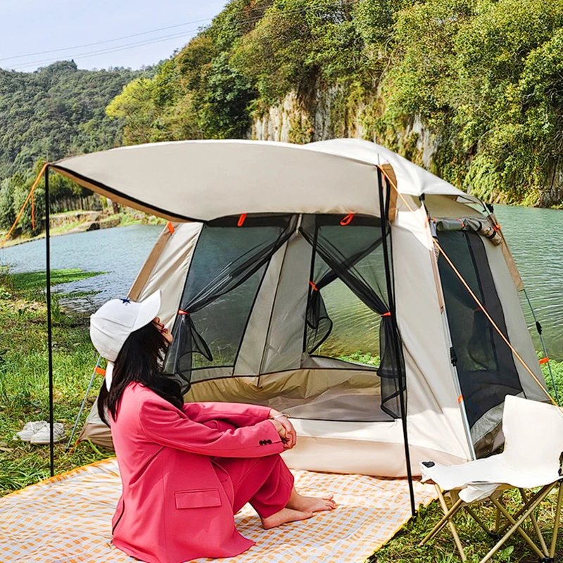2023网红爆款新款帐篷户外露营防雨全自动便携式防晒野营搭建防水