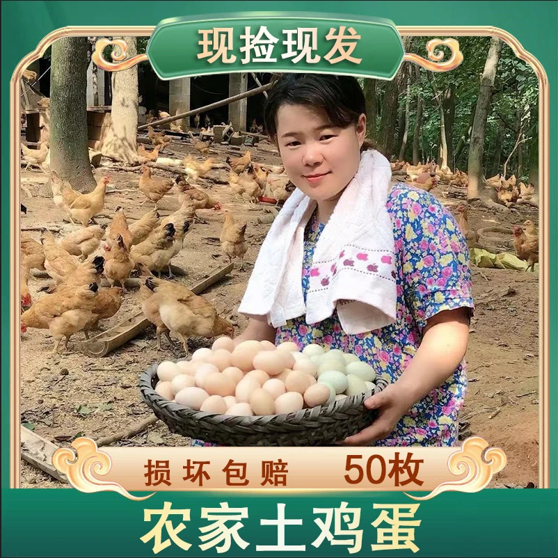 【珍珍1】买40枚粉壳赠10枚粉壳鸡蛋到手50枚2000g个头小嫌小勿拍