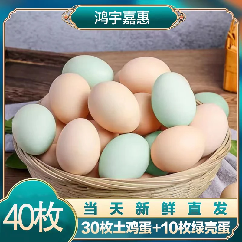 【娟娟家】组合装草鸡蛋 土鸡蛋40枚/1600g 个头小 嫌小勿拍