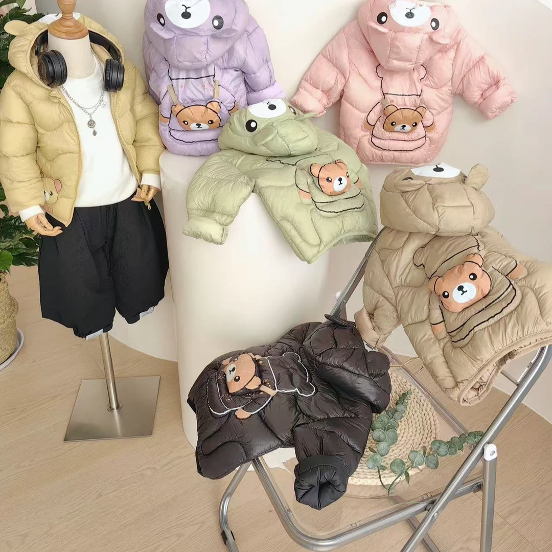 2024秋冬儿童羽绒棉服婴幼儿保暖轻薄棉袄男女童宝宝外套棉衣