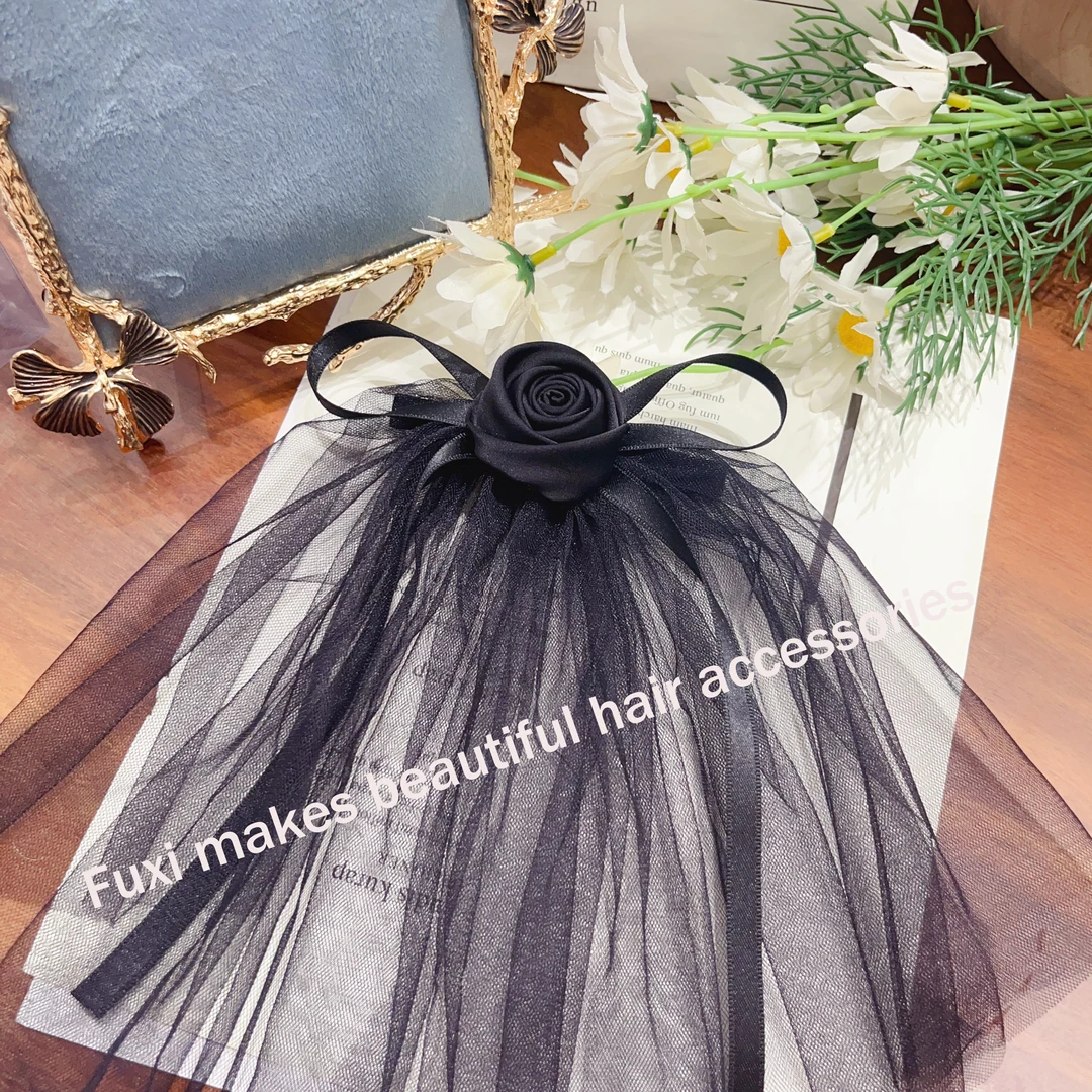 FUXI/福熙104 黑色欧莎系列 原创设计 高端发饰