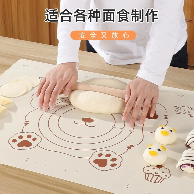 硅胶70*50揉面垫厨房案板省钱风厨具60*40和面揉面垫-M