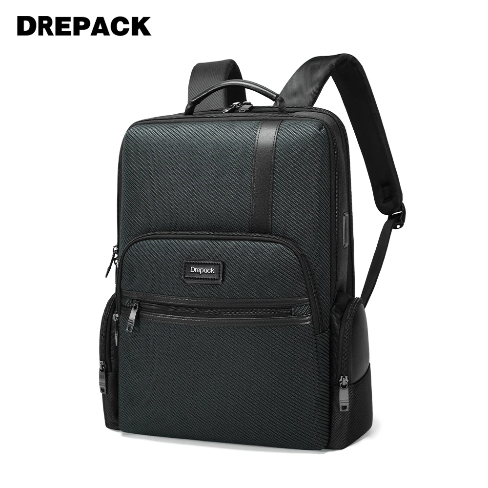 【2024新款现货】男士高品质商务通勤防泼水双肩包多功能成人书包