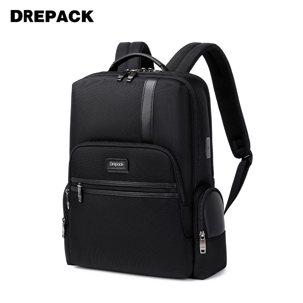 【2024新款现货】男士高品质商务防泼水双肩包多功能大容量成人书包