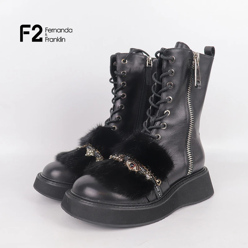 F2女鞋马丁靴51915-651