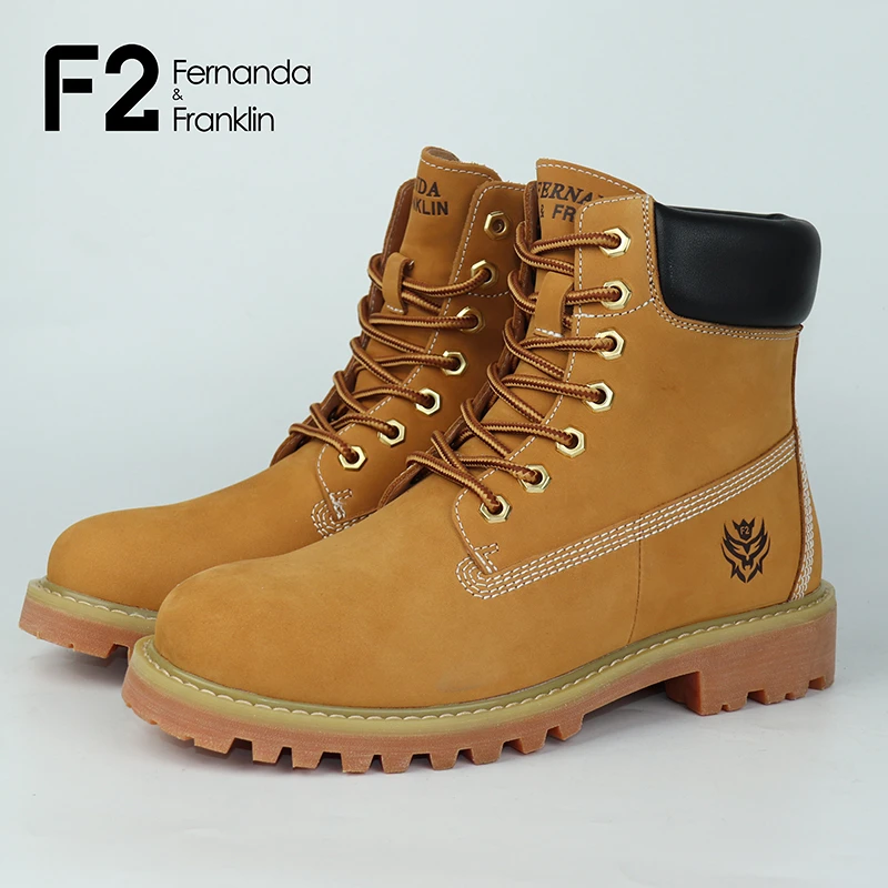 F2潮鞋牛皮男鞋马丁靴223066