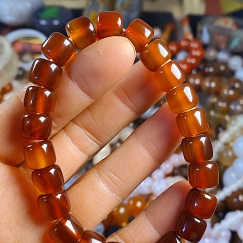 【闪购商品】玛瑙/玉髓手串未镶嵌那**月