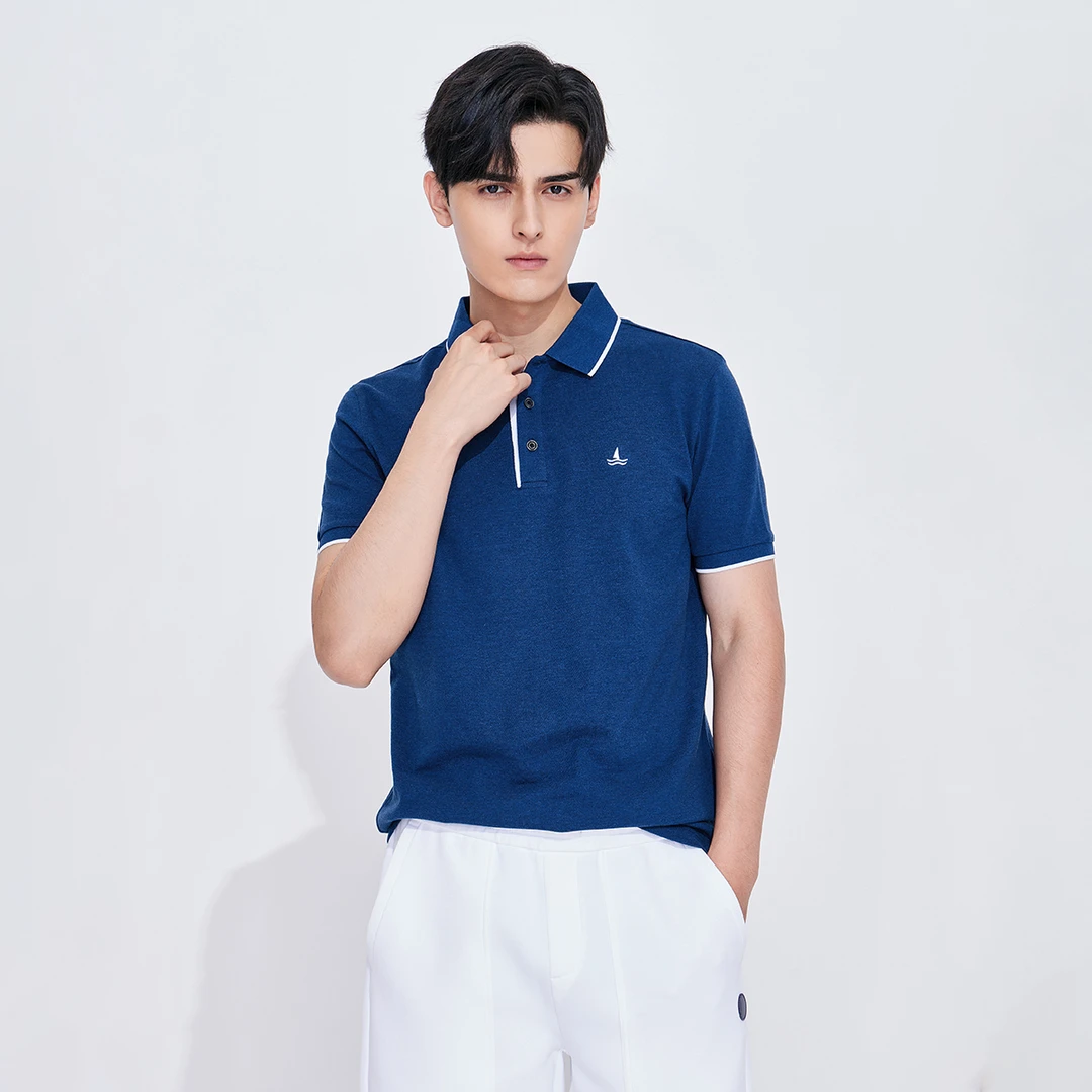 Navigare/纳维凯尔男士时尚夏季亲肤T恤男子休闲polo衫高考毕业季
