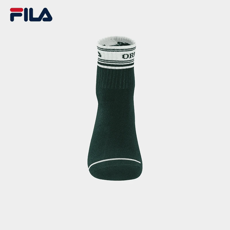 Fila/斐乐24袜子时尚百搭运动简约女中腰袜休闲高能感F13W438362F