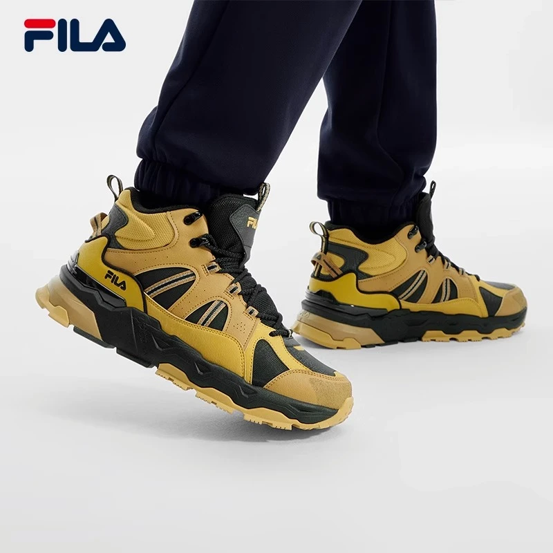 斐乐男鞋【满天星中帮加绒】2023复古运动老爹鞋F12M342125F