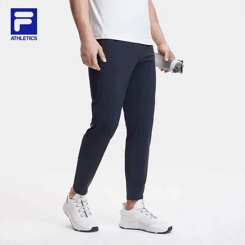 Fila/斐乐男针织长裤2024夏季新款冰丝防晒 健身运动裤A11M421611