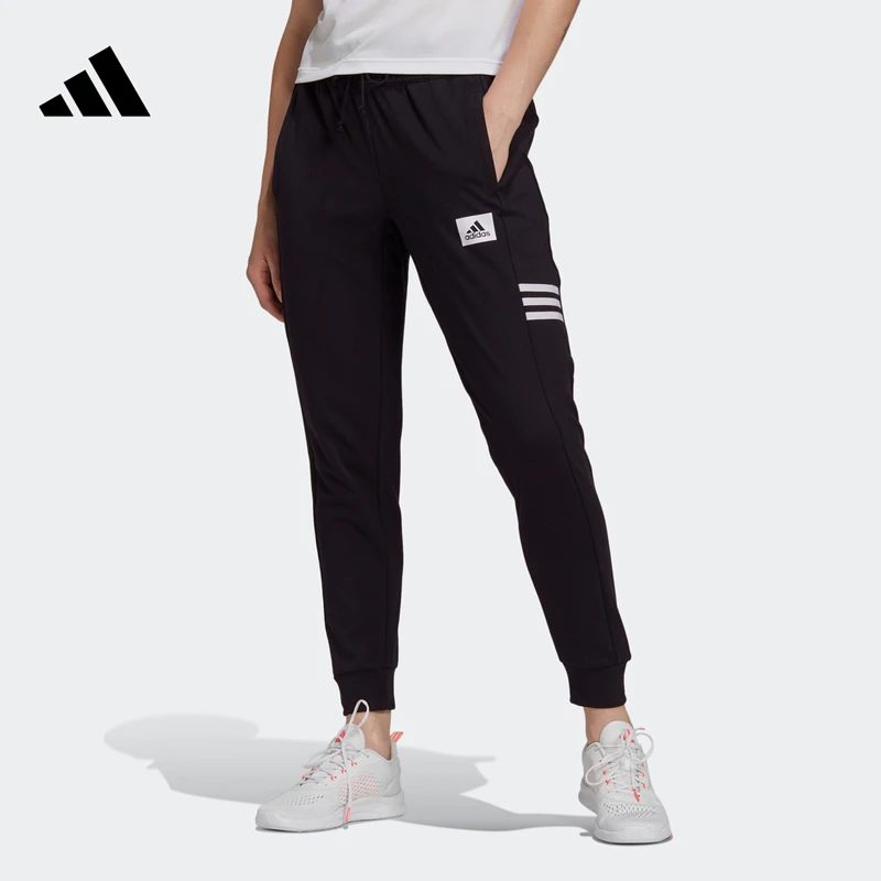 阿迪达斯官网 女款秋季锥形束脚运动裤adidas W D2M MO PT GD4660