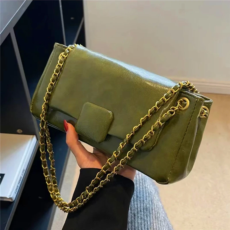 018绿色气质时尚包包（无礼盒）