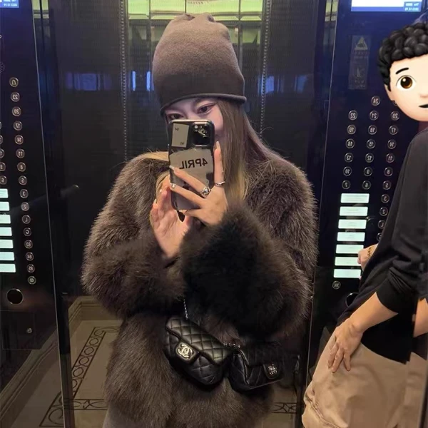 人造皮草 Flower自制 主推系列/有被颜色高级到毛毛环保皮草外套