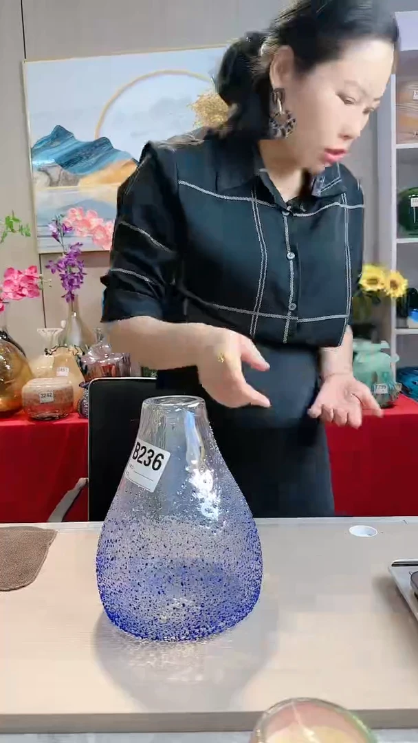 【闪购商品】微瑕琉璃花瓶