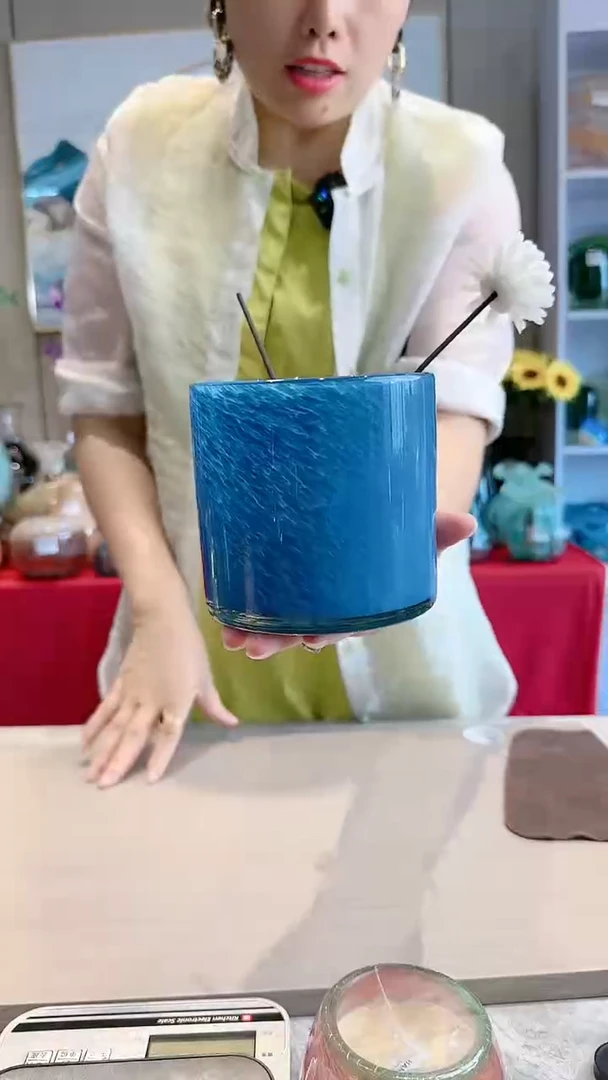 【闪购商品】琉璃蜡烛杯