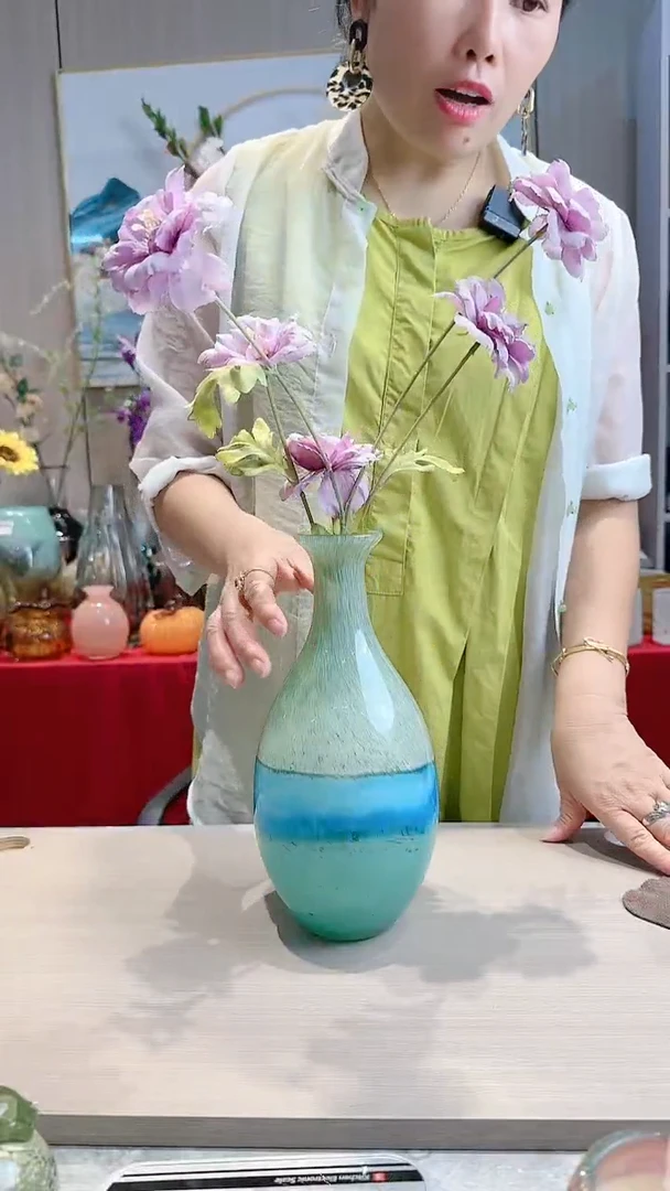 【闪购商品】微瑕琉璃花瓶