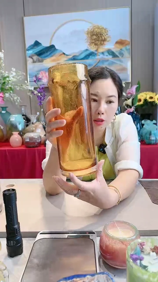 【闪购商品】微瑕琉璃花瓶