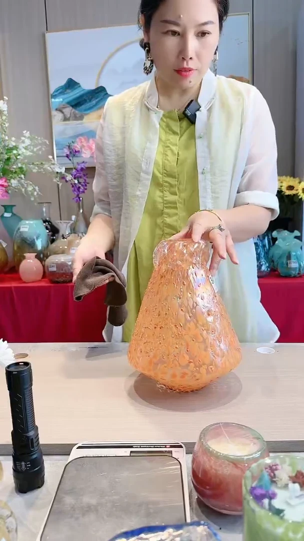 【闪购商品】微瑕琉璃花瓶